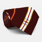 Cravate Drapeau rayé de Montréal (Roulé)