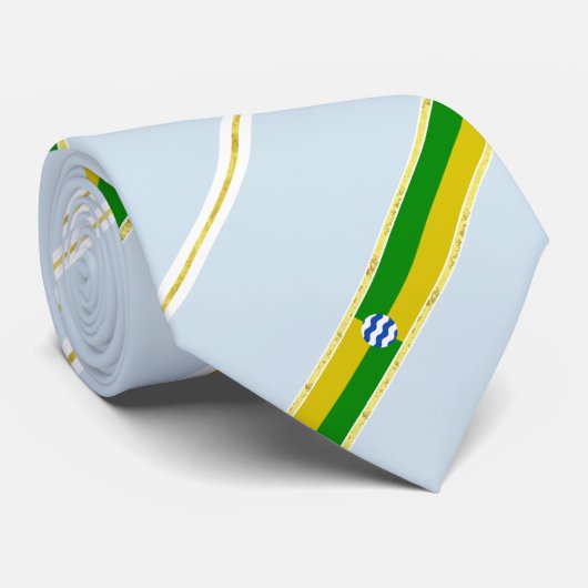 Cravate Drapeau rayé de Nairobi (Roulé)