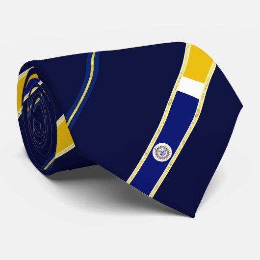 Cravate Drapeau rayé de Nashville (Roulé)