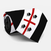Cravate Drapeau rayé de Sardegna (Roulé)