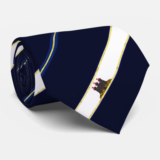 Cravate Drapeau rayé d'Édimbourg (Roulé)