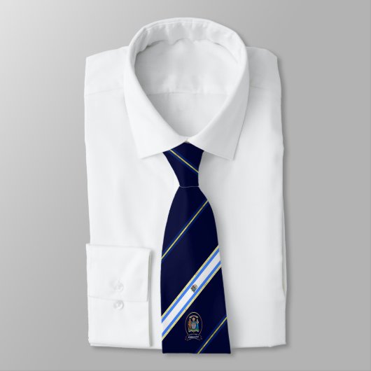 Cravate Drapeau rayé d'Edmonton (Attaché)