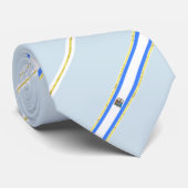 Cravate Drapeau rayé d'Edmonton (Roulé)
