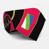 Cravate Drapeau rayé des Abruzzes (Roulé)