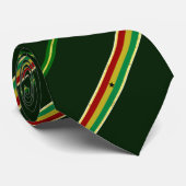 Cravate Drapeau rayé du Ghana (Roulé)