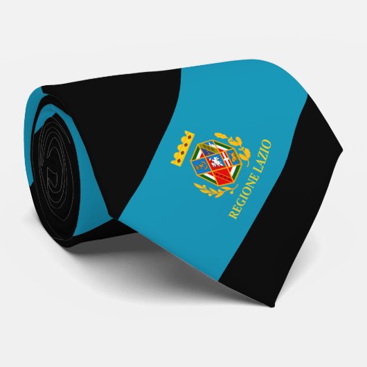 Cravate Drapeau rayé du Latium (Roulé)
