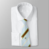 Cravate Drapeau rayé du Zimbabwe (Attaché)