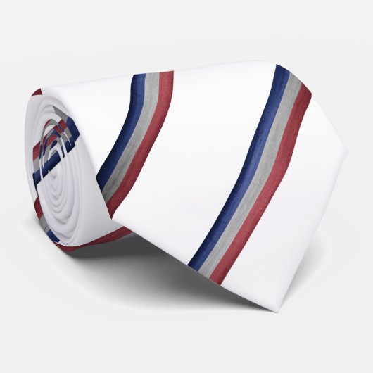 Cravate Drapeau rayé français (Roulé)