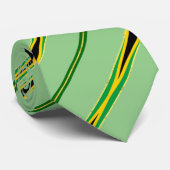 Cravate Drapeau rayé jamaïcain (Roulé)