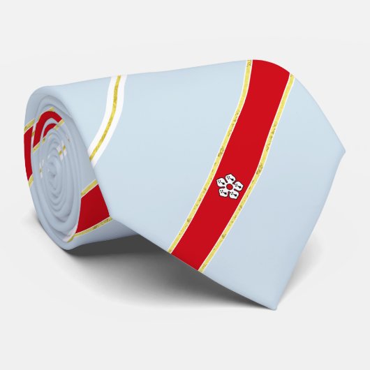 Cravate Drapeau rayé Leicester (Roulé)