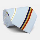 Cravate Drapeau rayé roumain (Roulé)