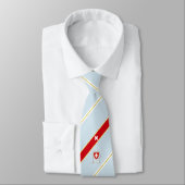 Cravate Drapeau rayé suisse (Attaché)