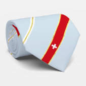 Cravate Drapeau rayé suisse (Roulé)