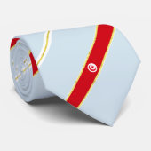 Cravate Drapeau rayé tunisien (Roulé)