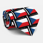 Cravate Drapeau République tchèque - Ceska Republika (Roulé)