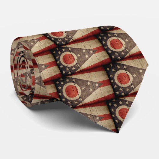 Cravate Drapeau robuste en Ohio (Roulé)