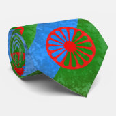 Cravate Drapeau romani (Roulé)