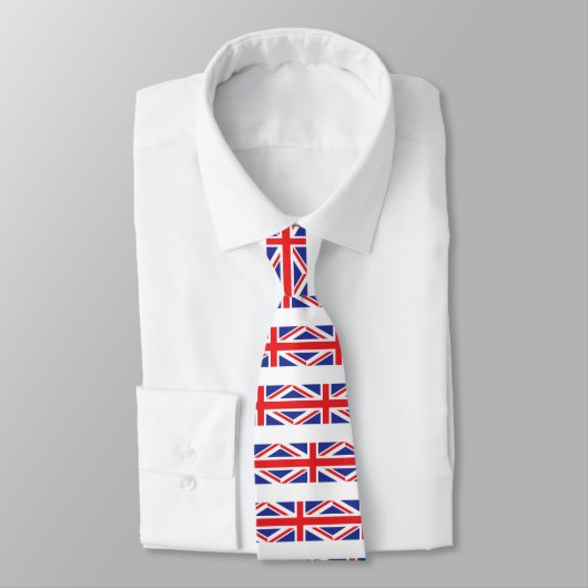 Cravate Drapeau Royaume-Uni/Union Jack (Attaché)