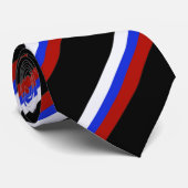 Cravate Drapeau russe de couleurs (Roulé)