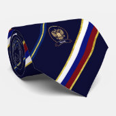 Cravate Drapeau russe de rayures (Roulé)