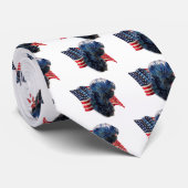 Cravate Drapeau russe noir (Roulé)