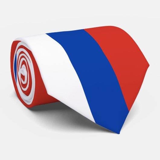 Cravate Drapeau russe (Russie) (Roulé)