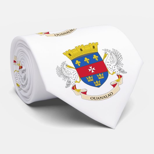 Cravate Drapeau Saint-Barthélemy (Roulé)