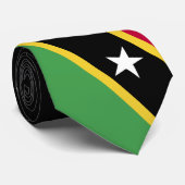 Cravate Drapeau Saint-Kitts-et-Nevis (Roulé)