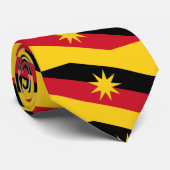 Cravate Drapeau Sarawak - MALAISIE (Roulé)