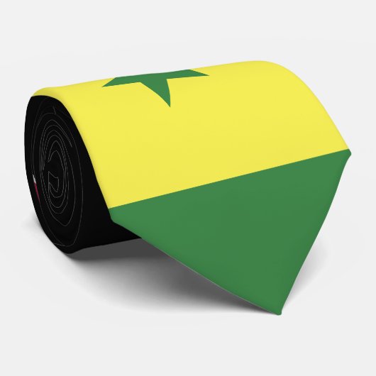 Cravate Drapeau sénégalais (Roulé)