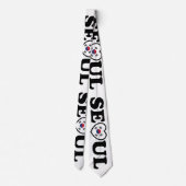 Cravate Drapeau Seoul Love Heart Taegeukgi (Dos)