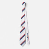 Cravate Drapeau serbe (Devant)