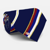 Cravate Drapeau serbe de rayures (Roulé)