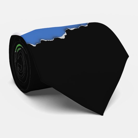 Cravate Drapeau Sierra Leone (Roulé)