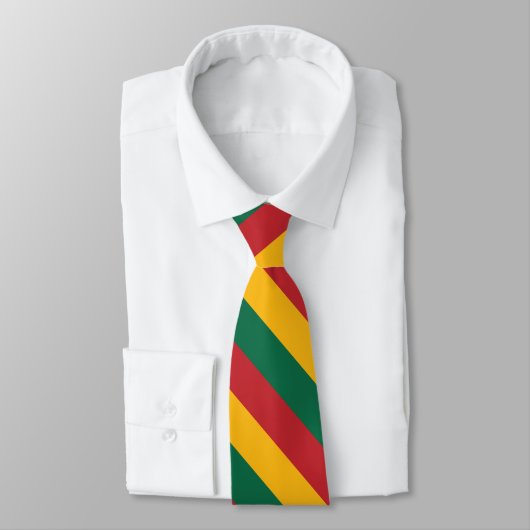 Cravate Drapeau simple de la Lithuanie (Attaché)