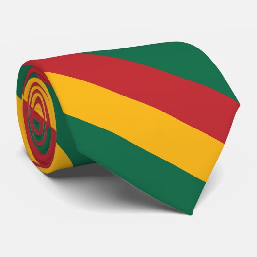 Cravate Drapeau simple de la Lithuanie (Roulé)