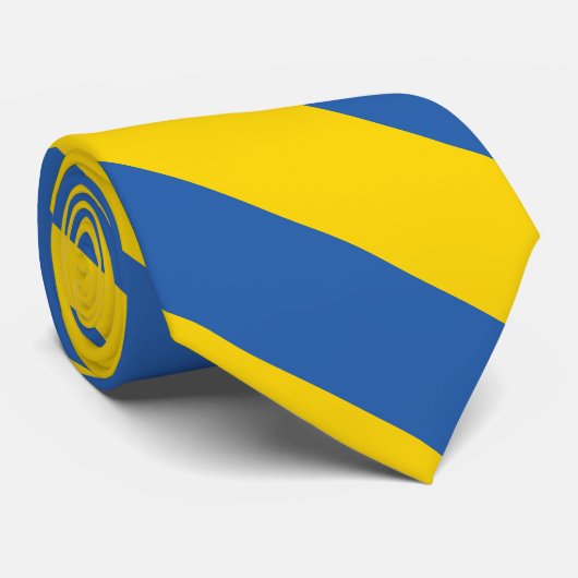 Cravate Drapeau simple de l'Ukraine (Roulé)