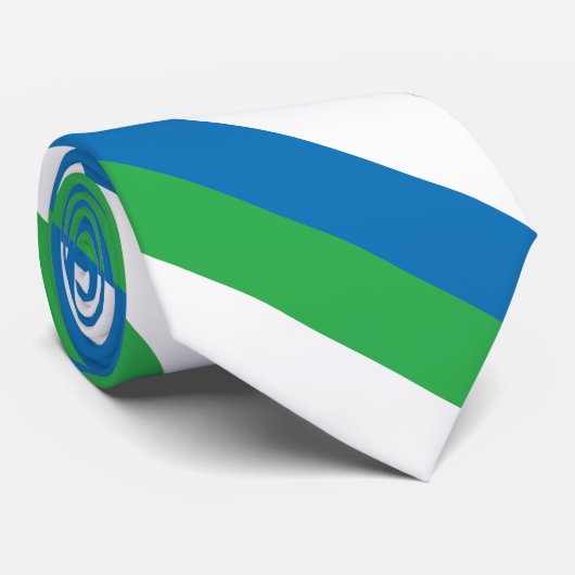 Cravate Drapeau simple de Sierra Leone (Roulé)