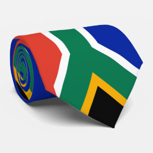 Cravate drapeau sud-africain