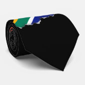 Cravate Drapeau sud-africain (Roulé)