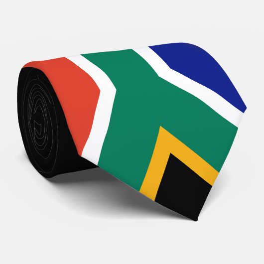 Cravate Drapeau sud-africain (Roulé)
