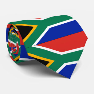 Cravate drapeau sud-africain