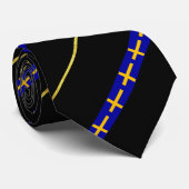 Cravate Drapeau suédois de rayures (Roulé)