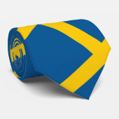 Cravate Drapeau suédois & Voyage Suède, fans de vacances/s (Roulé)