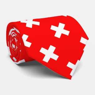 Cravate Drapeau Suisse
