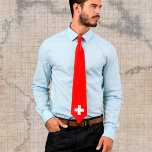 Cravate Drapeau suisse / Suisse business fashion<br><div class="desc">Cravate : Suisse et drapeau suisse mode d'affaires - amour mon pays,  vacances,  voyage,  patriotes / fans de sport</div>