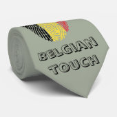 Cravate Drapeau tactile belge (Roulé)