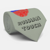 Cravate Drapeau tactile russe (Roulé)