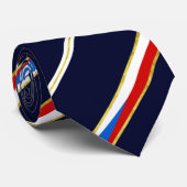 Cravate Drapeau tchèque de rayures (Roulé)