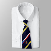 Cravate Drapeau tchèque de rayures (Attaché)